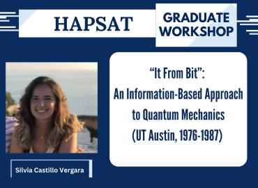 Graphic with event information and Silvia Castillo Vergara&amp;#039;s Headshot