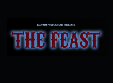 Graphic showing the movie title: The Feast