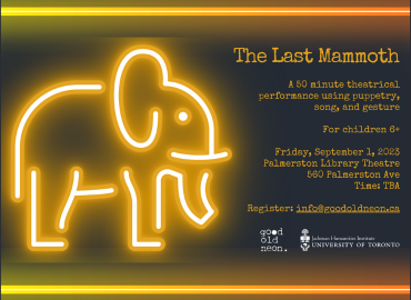 The Last Mammoth Jackman Humanities Institute Poster