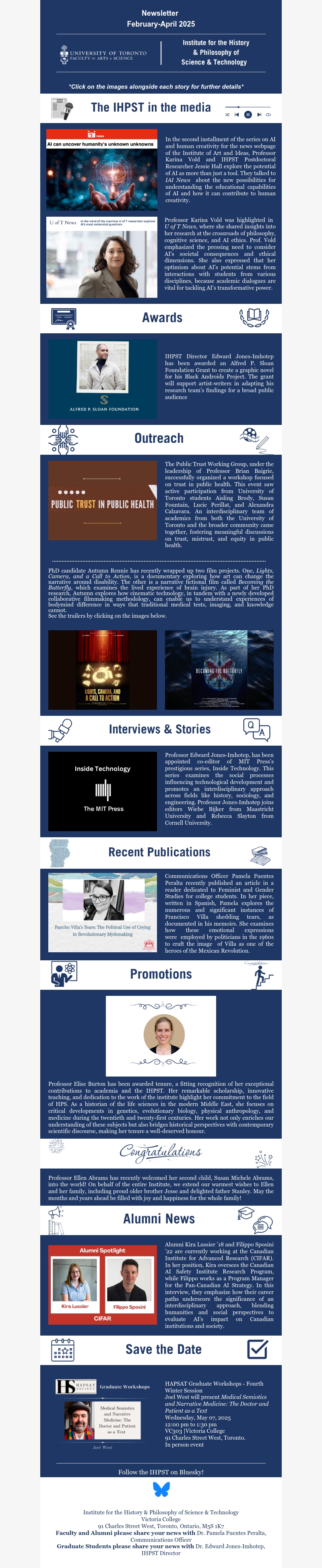 IHPST Newsletter Feb-Apr 2025